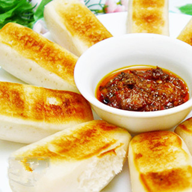 地锅馍(晨光粥棚)