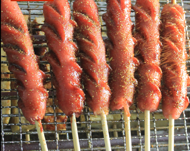 烧烤肠花/靠的是货真价实!