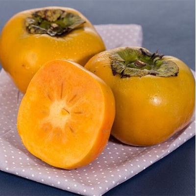 包邮 正宗台湾进口甜柿 超大果 脆甜爽口 9个装 6斤