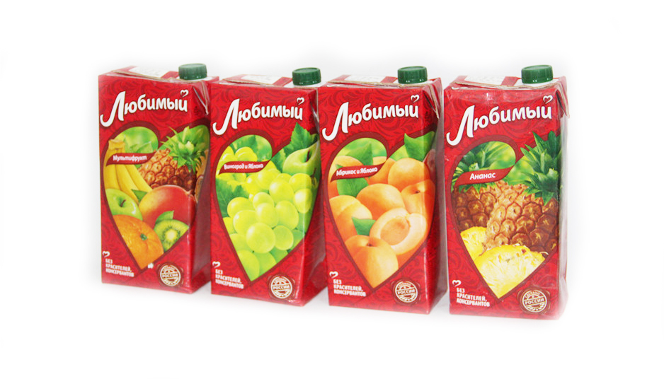 俄罗斯进口饮料100%纯果汁多种水果味超好喝