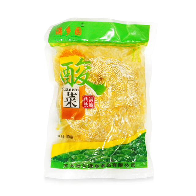 500g袋装满乡园酸菜丝