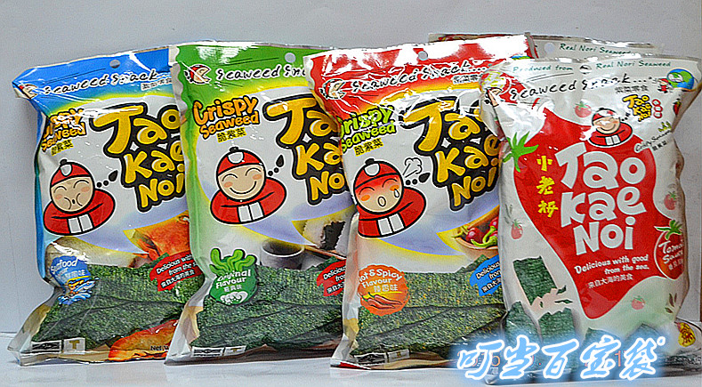 泰国进口 big roll 小老板 甜紫菜 海苔片