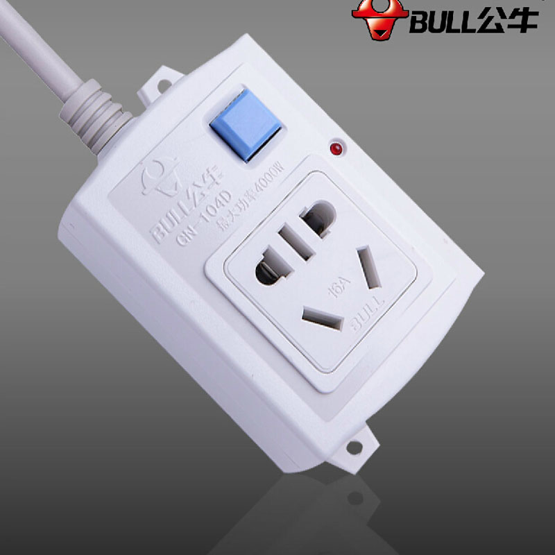 bull公牛 大功率 电源插座接线板 插线板 拖线板插排 全长3米104d