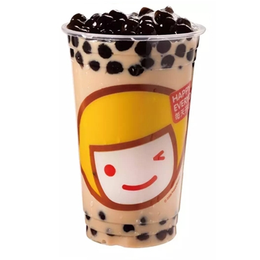 珍珠奶茶 (在醇香奶茶中加入软q的珍珠,奶香滑润,口感绵密.