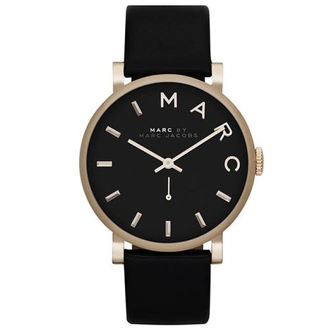  香港直邮>marc by marc jacobs石英手表女士腕表黑色密码 mbm1269