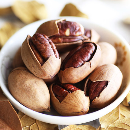 零食坚果山核桃长寿果干果奶油味
