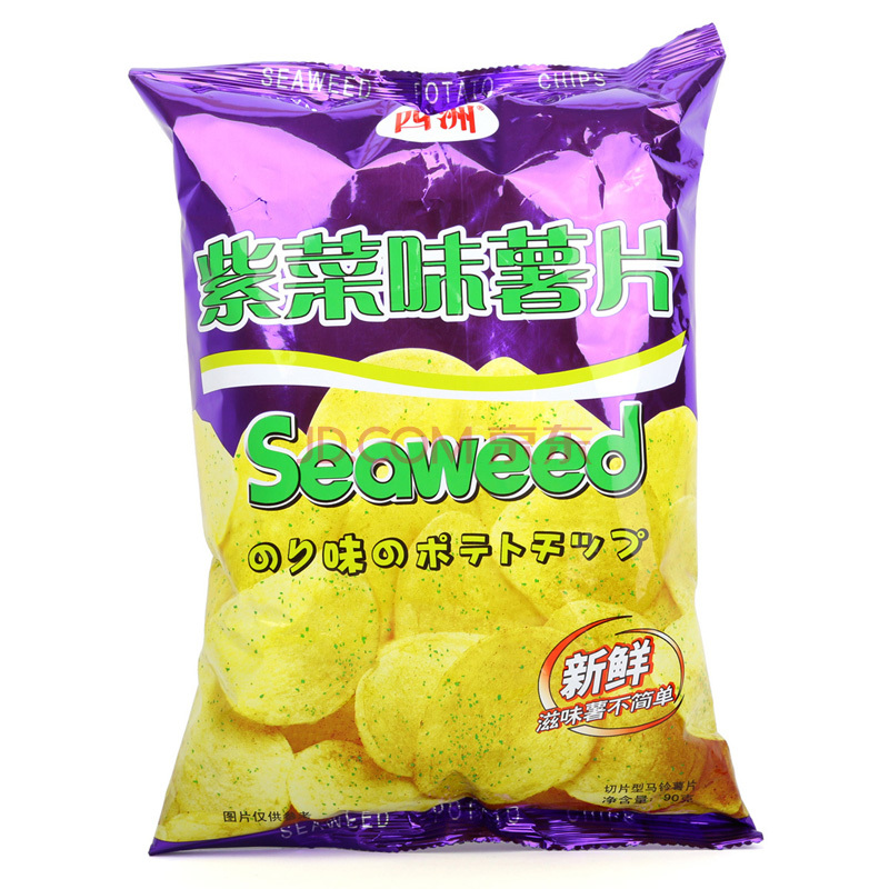 四洲紫菜味薯片90g