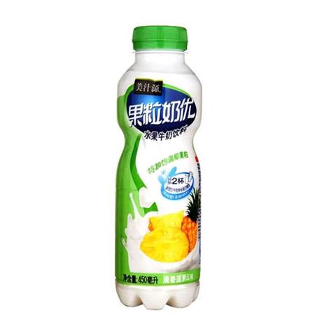 美汁源果粒奶优菠萝味450ml