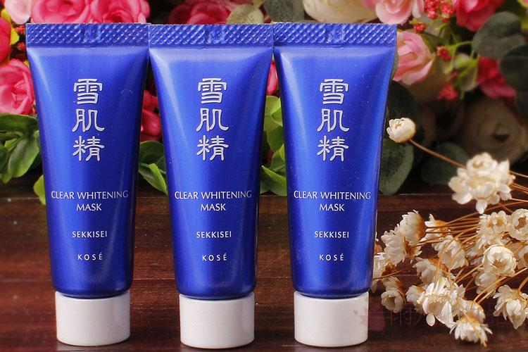 高丝 雪肌精美白黑面膜10g 新款 瞬白面膜撕拉型