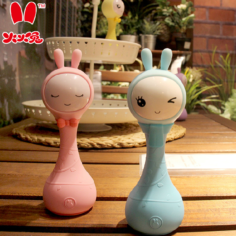 【品玩客】火火兔r1智能电子摇铃0-1岁