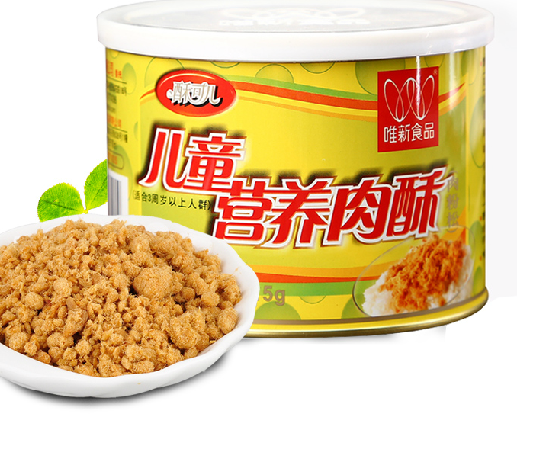 唯新115g儿童营养猪肉松