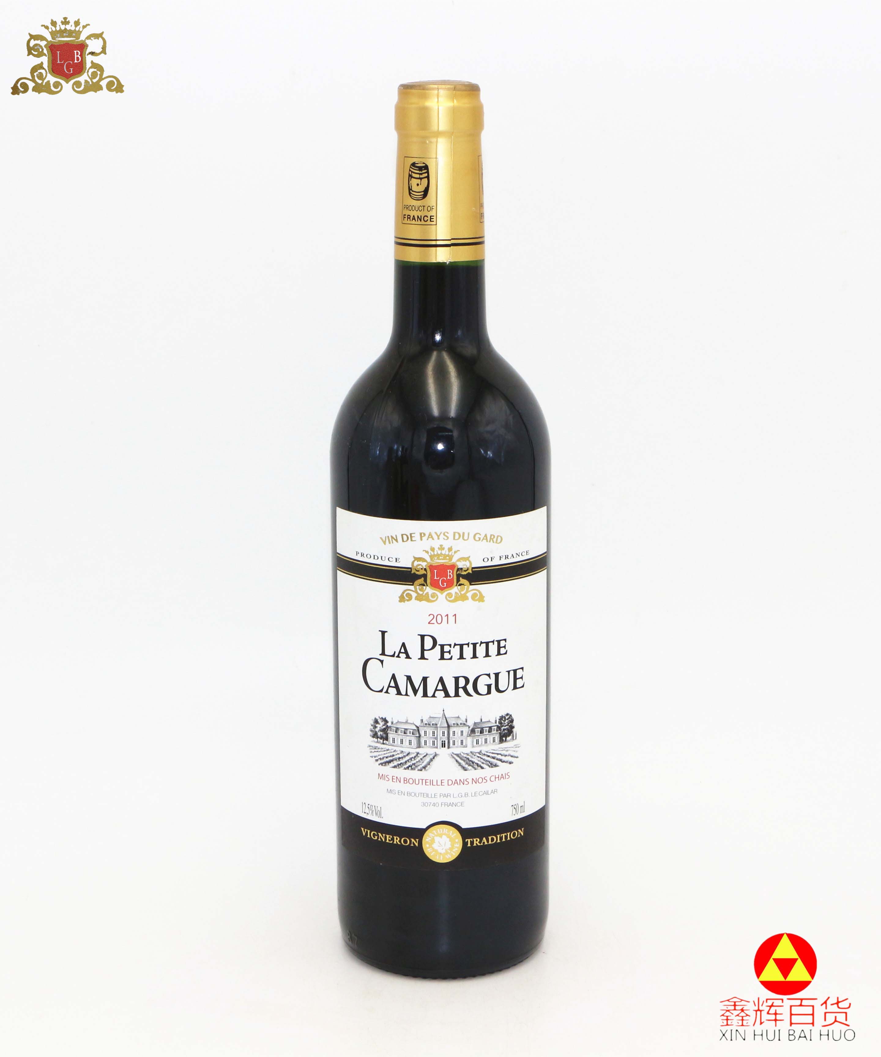 法国佩蒂卡干红葡萄酒750ml 条码:376021767