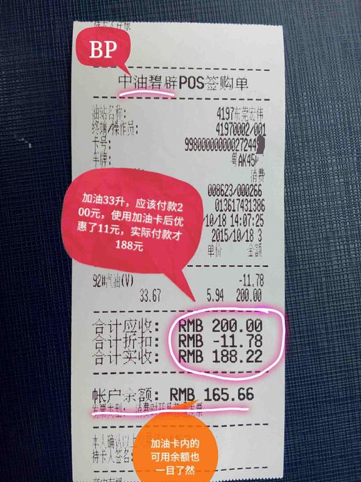 中油BP加油卡/直降0.35元/升 商品图3