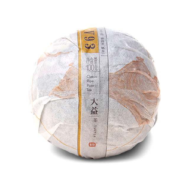 「5沱装」大益茶叶 普洱茶熟茶v93普洱茶熟茶100g*5(1502)迷你沱茶