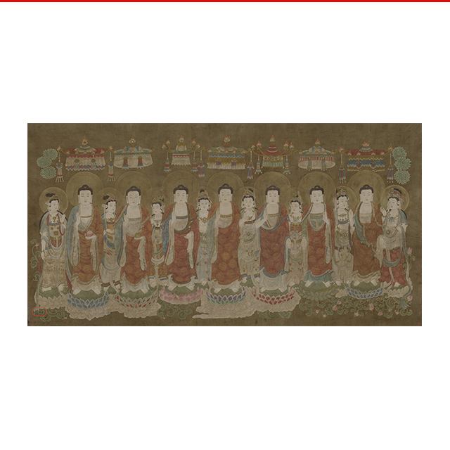 七佛药师说法图——收藏家的绢本佛画册