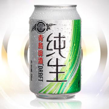 青岛 纯生啤酒 330ml