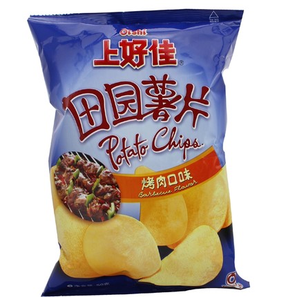 田园薯片-四种口味50克/袋 上好佳膨化休闲食品