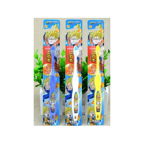 日本原装lion狮王儿童软毛牙刷 七龙珠款6-12岁