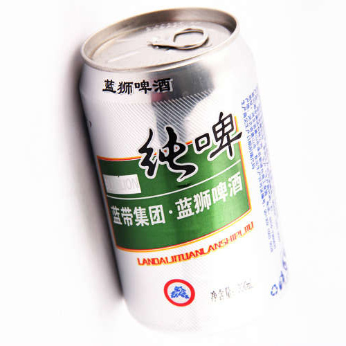 蓝狮纯啤 (规格:1*330ml*12听/件)