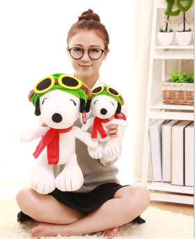 正版花生大电影款史努比 飞行员款 菲菲公仔 告别单身狗毛绒玩具