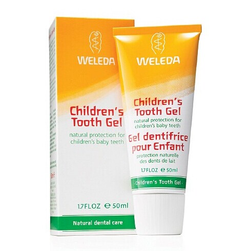 海淘 维蕾德weleda儿童牙膏宝宝纯天然有机无氟可吞咽婴儿牙膏