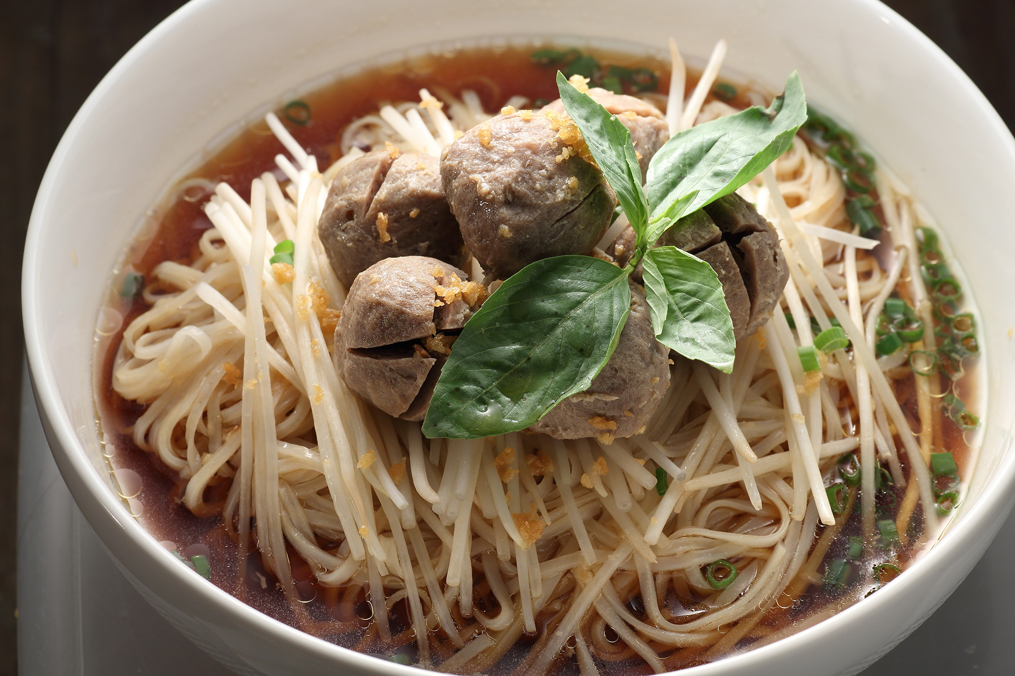 泰式牛肉丸金边粉(汤)