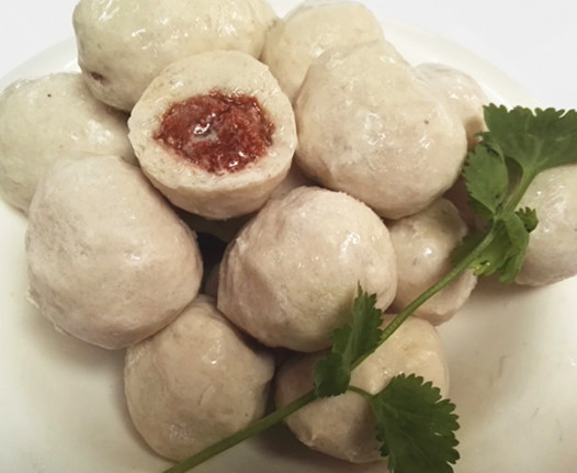 包汁鱼味丸(2.5kg/袋) 口感香甜,火锅伴侣.