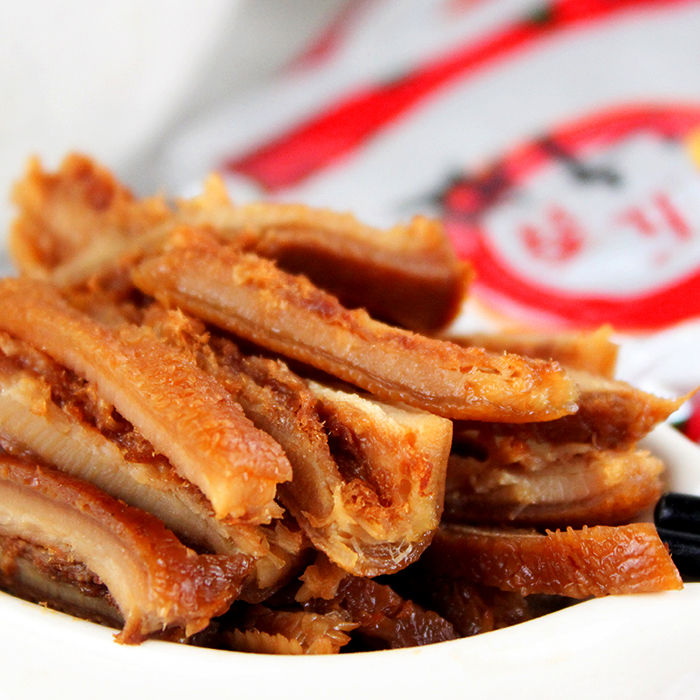 美味下酒菜骥洋牛肉类零食五香牛肚有嚼头真空小包装约25gx5包