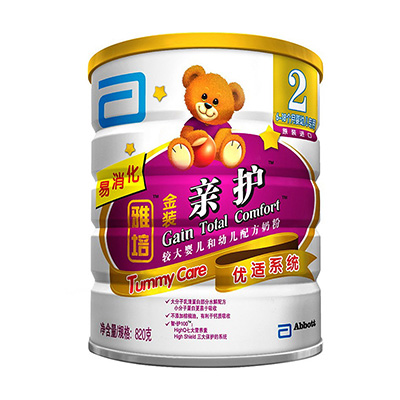 雅培金装亲护奶粉2段