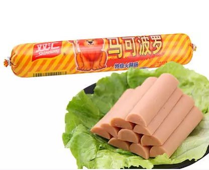 双汇马可波罗特级火腿肠100g,3元每根