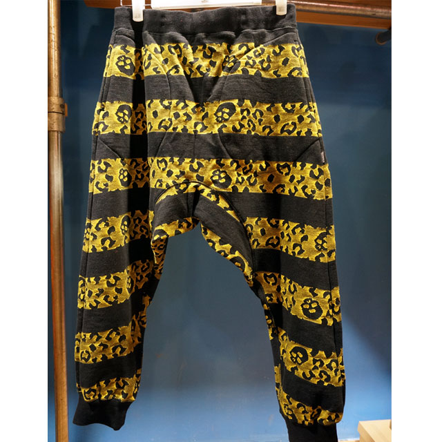 英国潮流品牌 devil nut 2015男士新款豹纹迷彩长裤kpm0069