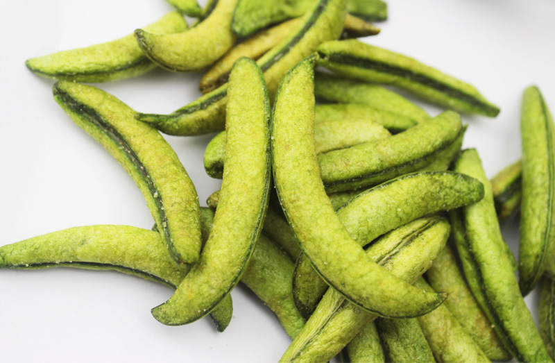 甜豌豆脆60g 易拉罐装 非油炸 非膨化