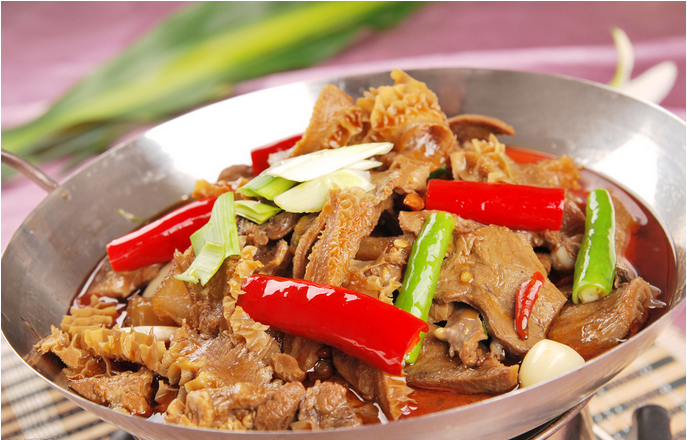 干锅牛杂 i 约350g 肉质脆爽,香辣味浓