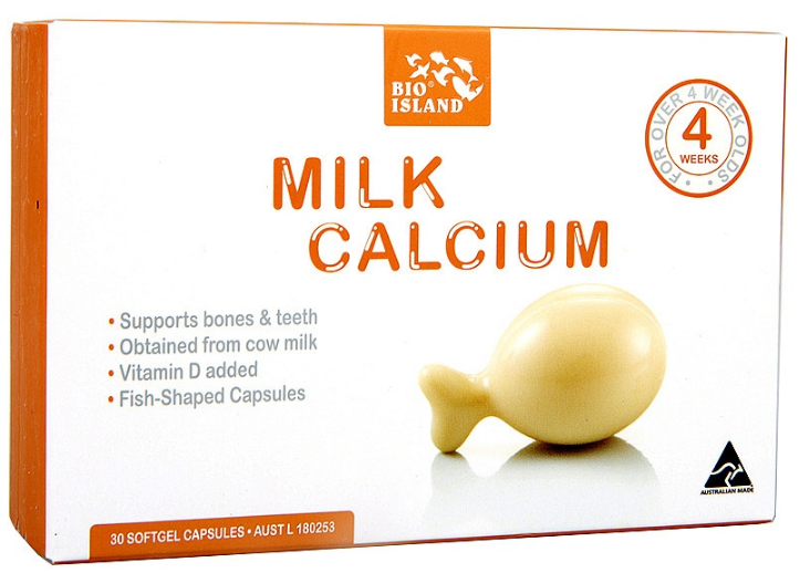 bio island 顶级液体乳钙30粒(milk calcium)