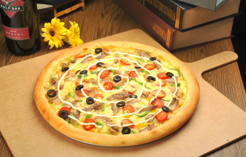9寸披萨直观图图片