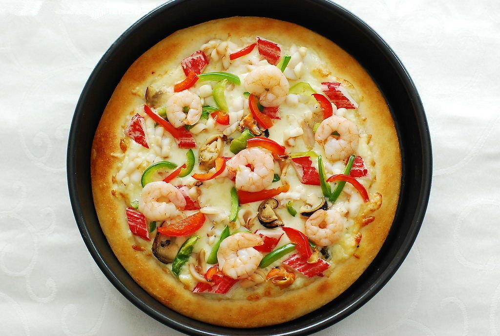 海鲜至尊披萨12寸