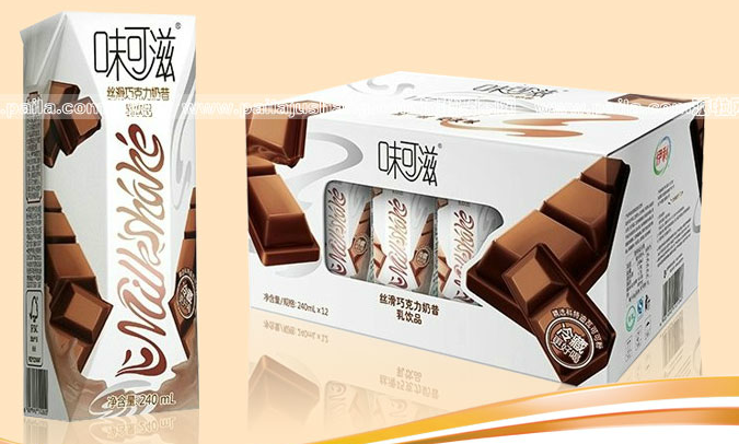 伊利 味可滋 巧克力味 - 北洋奶站