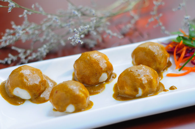 咖喱芝士墨鱼丸