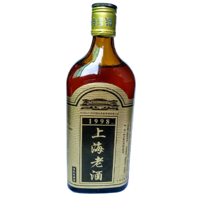 1998上海老酒 清爽型黄酒 485ml 10度