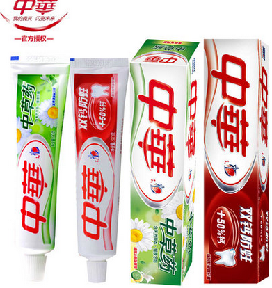 中华 牙膏90g/中草药水果味90g