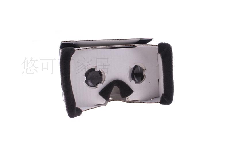 google cardboard 3d vr眼镜谷歌虚拟现实眼镜4.7寸分体白卡高配