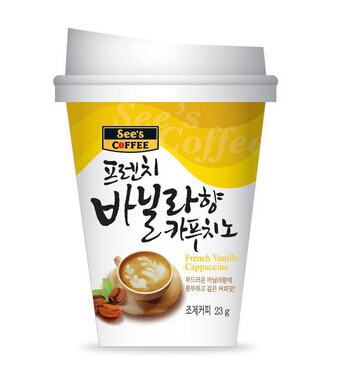 禧滋法国香草味卡布奇诺速溶咖啡 23g