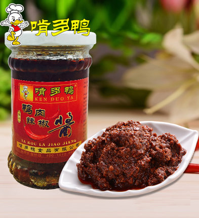 啃多鸭秘制鸭肉酱180g调味拌饭酱拌面酱