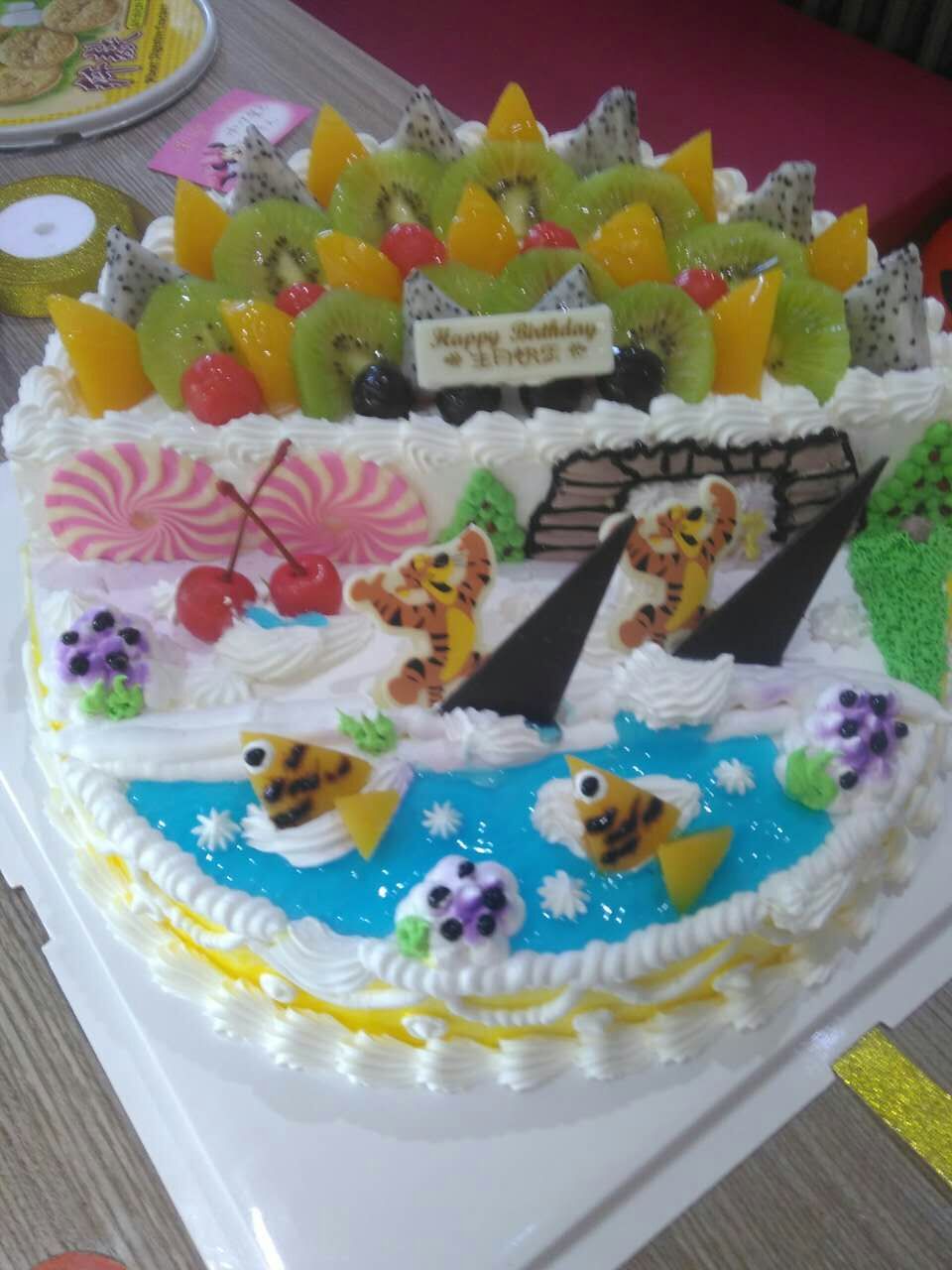 水果蛋糕 12寸 - 鑫快乐食客烘焙