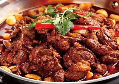 红烧野生麂子肉