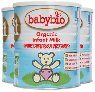 babybio伴宝乐婴幼儿有机奶粉 法国原装进口 1-3段