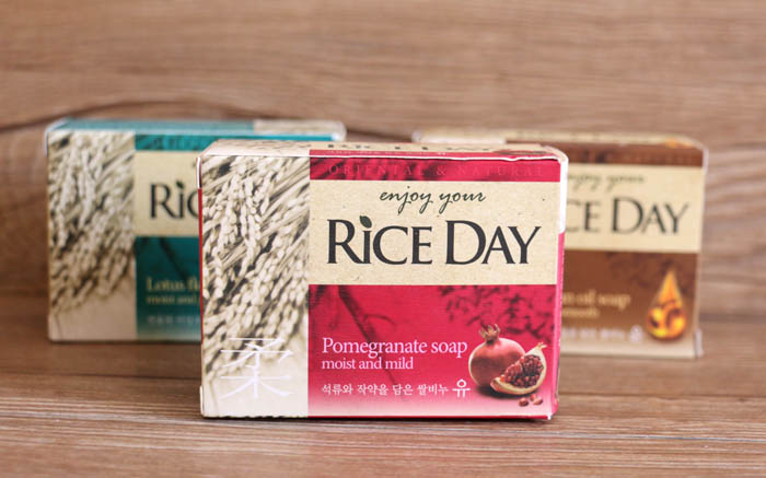 韩国进口大米皂 思美兰正品rice day洗脸香皂