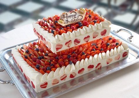 双层水果蛋糕8寸加10寸