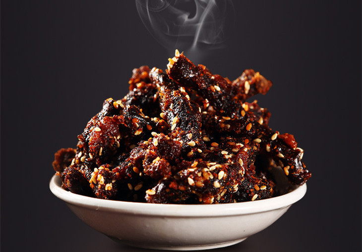 巴蜀特色香辣牛肉粒100g