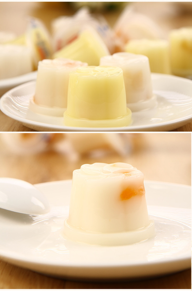 【啥都汇】蜡笔小新 纯滋100乳酸菌果肉果冻200g香橙味布丁零食